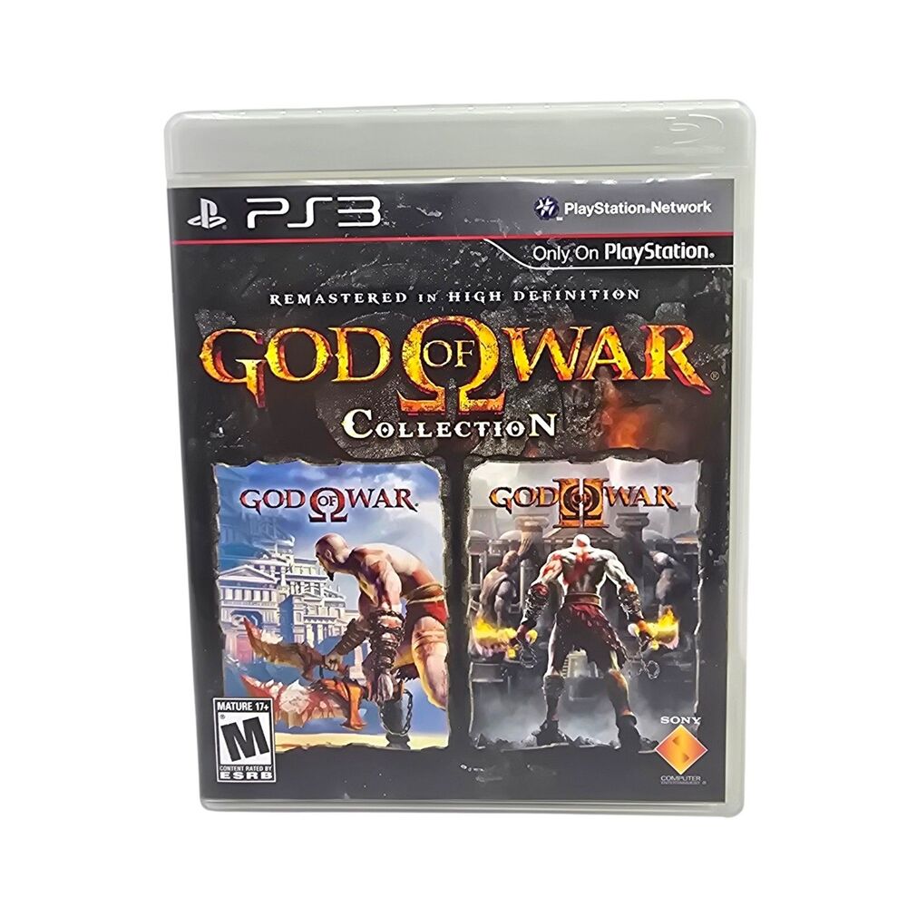 God of War Collection 1 & 2 Sony PlayStation 3 Remastered HD PS3 2 Games In 1